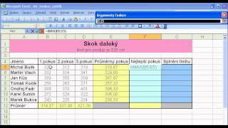 Funkce v Excelu  MAX skokdalekymax [upl. by Yakcm]