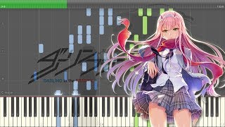 Escape  Darling in The FranXX ED 5  ダーリン・イン・ザ・フランキス ED 5 Piano Tutorial  Midi  Sheet [upl. by Anuqahs]