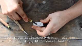 MB 32 Stempel schnitzen DIY [upl. by Rosana]