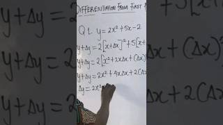 Differentiation from first Principle derivative Calculus Differentiation explained mathstricks [upl. by Essex]