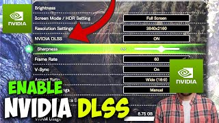 How To Enable NVIDIA DLSS 2024  Easy Fix [upl. by Thier]