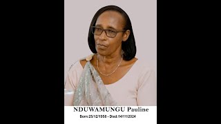 Umugoroba wo gutarama no kuzirikana ubuzima bwaranze Umubyeyi wacu NDUWAMUNGU Pauline [upl. by Marlea]