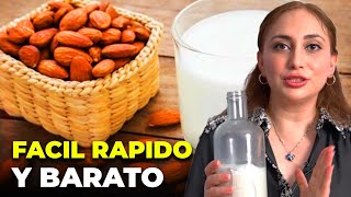 Cómo Hacer tu Leche de Almendras Fácil Rápido y Barato  The Latin Mommy [upl. by Karney]