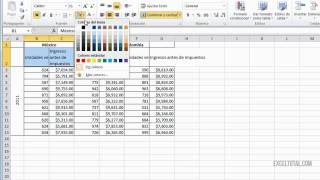 Cómo aplicar bordes y sombreado en Excel [upl. by Murry]