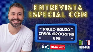 AO VIVO PAULO SOUZA HIPÃ“CRITAS E F5 ENTREVISTA EXCLUSIVA PRA ACABAR A SAUDADE [upl. by Yelkrab966]