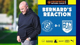 RFC  Brackley Town PostMatch Reaction  Bernard Morley [upl. by Leeke]