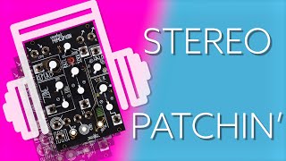 Stereo patching with Mimeophon Skew Ping Pong and Swap  Make Noise [upl. by Ttenneb740]