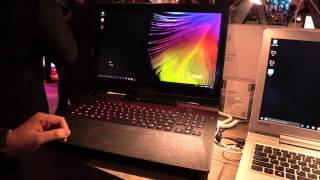 Lenovo Ideapad Y900 gaming laptop  overclockable Core i7 64GB RAM [upl. by Ettelliw]