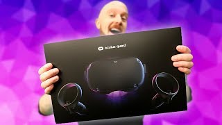 Oculus Quest Setup Unboxing amp Tips [upl. by Hildagarde]