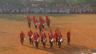 Kirindiwela Central College Inter House Sports Meet 2016 Western Senior Band Display [upl. by Shulem]