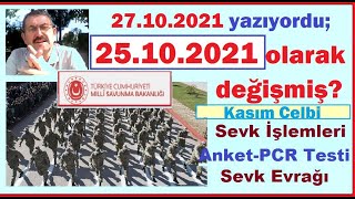 Kasım Celbi 2021 Askerlik 25102021 Askerlik Kasım Celbi Nitelik Sınıflandırması Sonuçlandı [upl. by Ennaira]