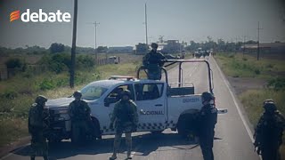 Enfrentamiento de fuerzas armadas en contra de civiles armados en Navolato y Angostura Sinaloa [upl. by Enidaj]