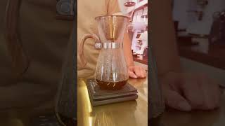 Pourover coffee brewing [upl. by Yrevi]