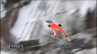 Kamil Stoch 112m Vikersund 2016 Q [upl. by Lihp]