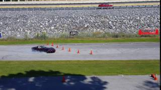 1980 C3 Corvettes at Carlisle 2016 autox WheelLock [upl. by Savory836]