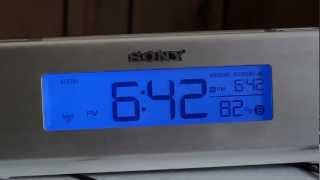 Review SONY Dream Machine ICFC717PJ Alarm Clock Radio [upl. by Siusan47]