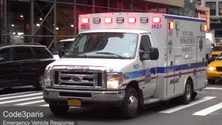 Emergency Ambulance New York Downtown Hospital  DUAL SIRENS [upl. by Nylesor]