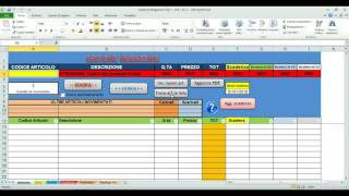 Tutorial Gestione Magazzino Excel v Full [upl. by Nnire447]