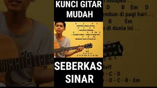 kunci Gitar  Seberkas Sinar  Nike ardila Tutorial Gitar versi mudah [upl. by Akinas]