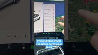 Tesla préconditionne sur borne Electra [upl. by Carvey]