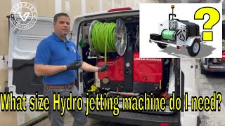 Choosing The Perfect Hydro Jetter For Your Residential Or Commercial Needs  Find Your Ideal Size [upl. by Cristy]