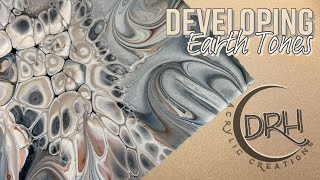 Developing Earth Tones art fluidartist southwest earth [upl. by Patrizius]