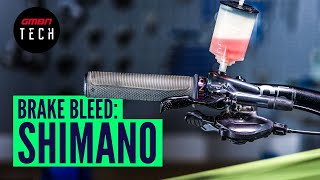 How To Bleed A Shimano Hydraulic Disc Brake [upl. by Rudiger]