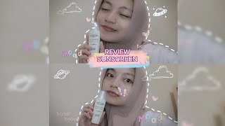 review skin aqua UV Whitening milk SPF 50 PA sunscreen🌷 [upl. by Mackay]