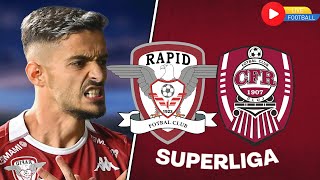 🔴 Rapid București  CFR Cluj 22  SUPERLIGA ROMANIA  LIVE RAPID [upl. by Kan]