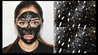 Charcoal peel off face maskDr Rashel charcoal peel off black mask [upl. by Howarth]