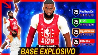 🔴 Cómo CREAR el MEJOR BASE EXPLOSIVO de NBA 2K24 en 5 MINUTOS 😱  MATES TRIPLES y ROMPETIBILLOS [upl. by Eiromem]