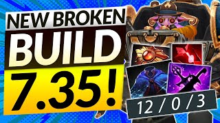 This NEW BROKEN Offlane Build is DISGUSTING Patch 735  Dota 2 Timbersaw Guide [upl. by Elrem296]