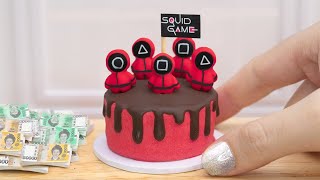 How To Make SQUID GAME Cake Decorating  오징어게임  Easy Miniature Cakes [upl. by Carlin]