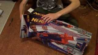 GERMAN Nerf NStrike Elite Rapidstrike CS18 Unboxing [upl. by Atalaya]