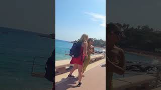 Spain Beach Lloret de Mar Tourist paradise [upl. by Nomihs]