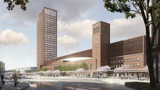 Gestaltung Düsseldorf Hauptbahnhof und Umgebung [upl. by Shell397]