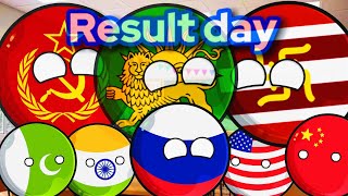 Country balls results day🤓😂 Funny and interesting 😂🤣 🤓Countries in nutshell countryballs viral [upl. by Ynot]