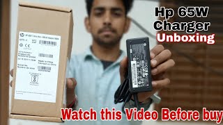 Hp 65W Charger  Review and Unboxing Video  AB Tech Networks [upl. by Shoshana]