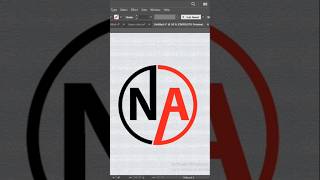 Letter Mark Logo design in Adobe illustrator  Adobe illustrator tutorial IllustratorMagic [upl. by Nonnel]