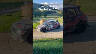 Rallye du pays de Monbeliard 2024 Ludovic jeudy Peugeot 205 gti [upl. by Ettezyl]