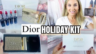 DIOR HOLIDAY LIPSTICK CASE 2021  DIOR ROUGE MINAUDIERE THE ATELIER OF DREAMS [upl. by Woehick663]