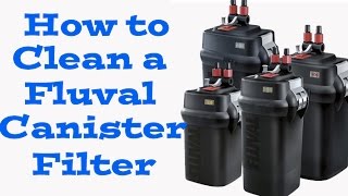 How to Clean a Fluval Canister Filter 106 206 306406 [upl. by Anomor]