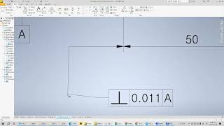 기하공차 기입 방법 기초전산응용기계제도 기능사 실기 [upl. by Ahsikym]