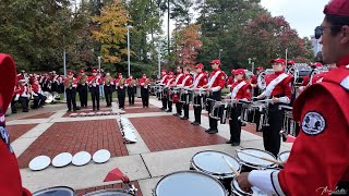 NC State Marching Band  Drumline 2 at Murphy Center before Football Game 11022024 [upl. by Araec]