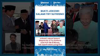 SHORT Tak Seperti Video yang Viral Istana Bagikan Foto Jokowi Salami Wapres ke6 Try Sutrisno [upl. by Hsur]