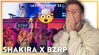 Reacción Shakira Bizarrap  Music Sessions Vol 53  Live At The Latin Grammy 2023 [upl. by Laira]