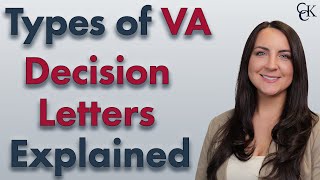 What Your VA Disability Letters Mean VA Decision Letters Explained [upl. by Ackley]