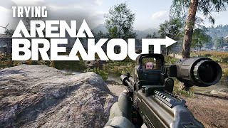 I Tried This New Tactical Extraction Shooter  Arena Breakout Infinite [upl. by Avril]