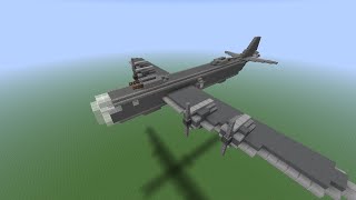 How to build a B29 Bomber quotSuperfortressquot in Minecraft [upl. by Shultz274]