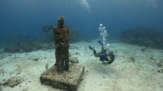 MEXICO ISLA MUJERES MANCHONES REEF DIVE CANCUN [upl. by Bogosian]